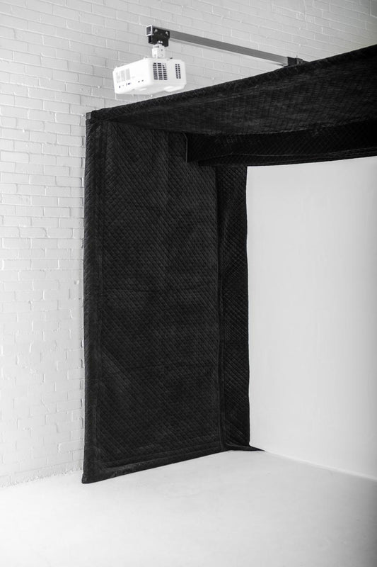 Golf Simulator Hitting Enclosure, 12 ft 4 in Wide, Indoor
