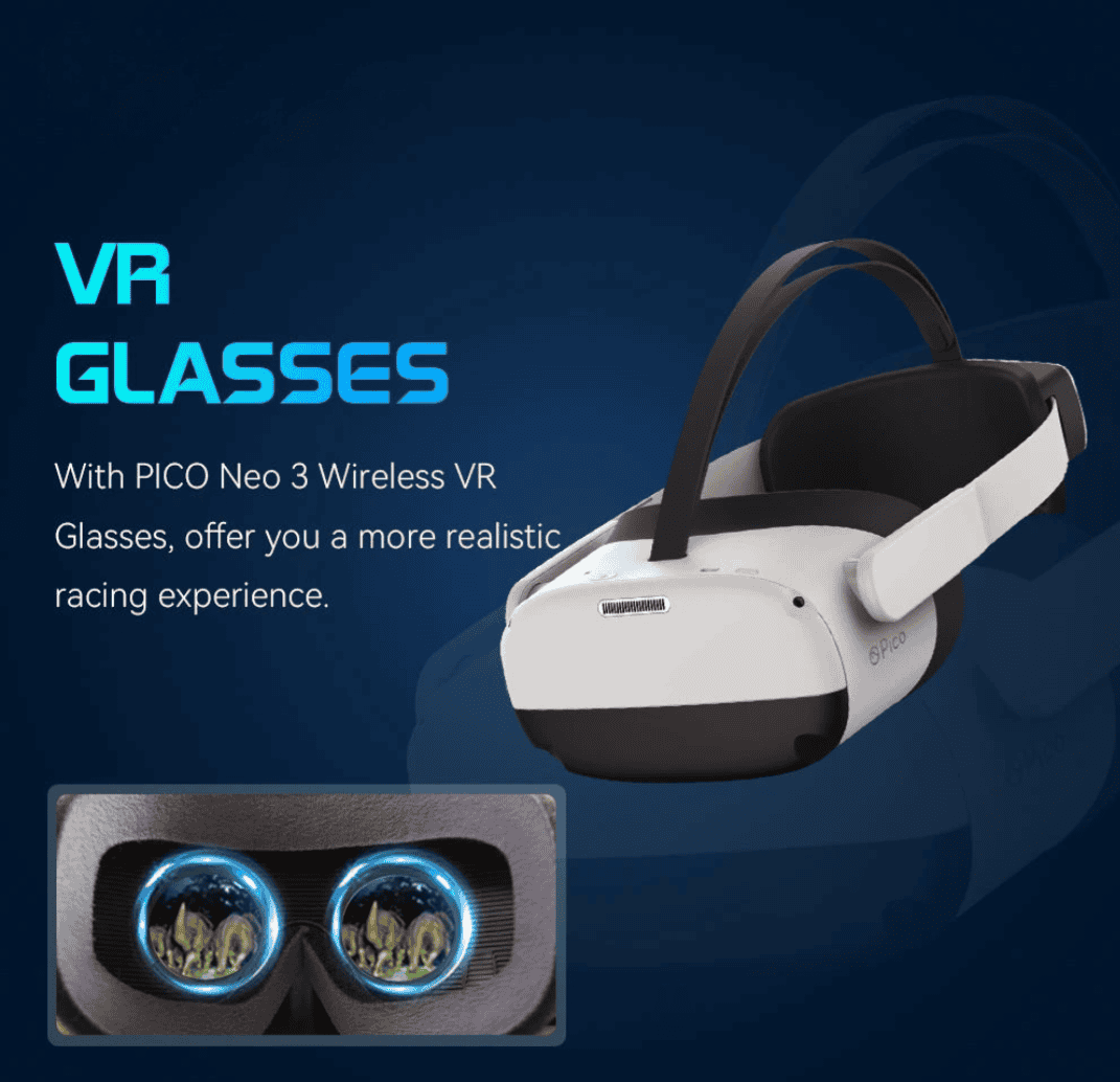 Virtual Reality Racing & Flight Simulator with 32-Inch Display