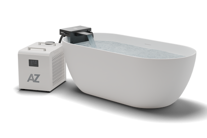 Cold Plunge Bathtub Adapter Bundle with 0.8 HP Chiller