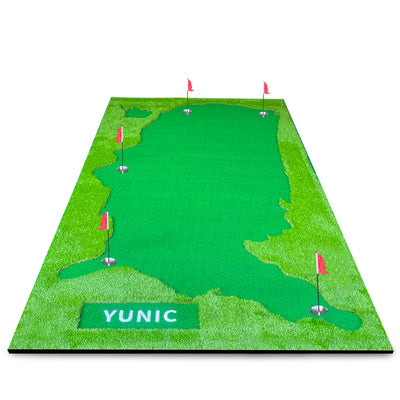 Golf Putting Green, 8 x 16 ft US Map Style with Elevation Slope