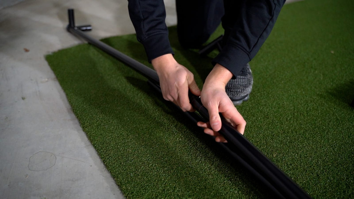 Golf Simulator Enclosure with Impact Screen in 7 Sizes