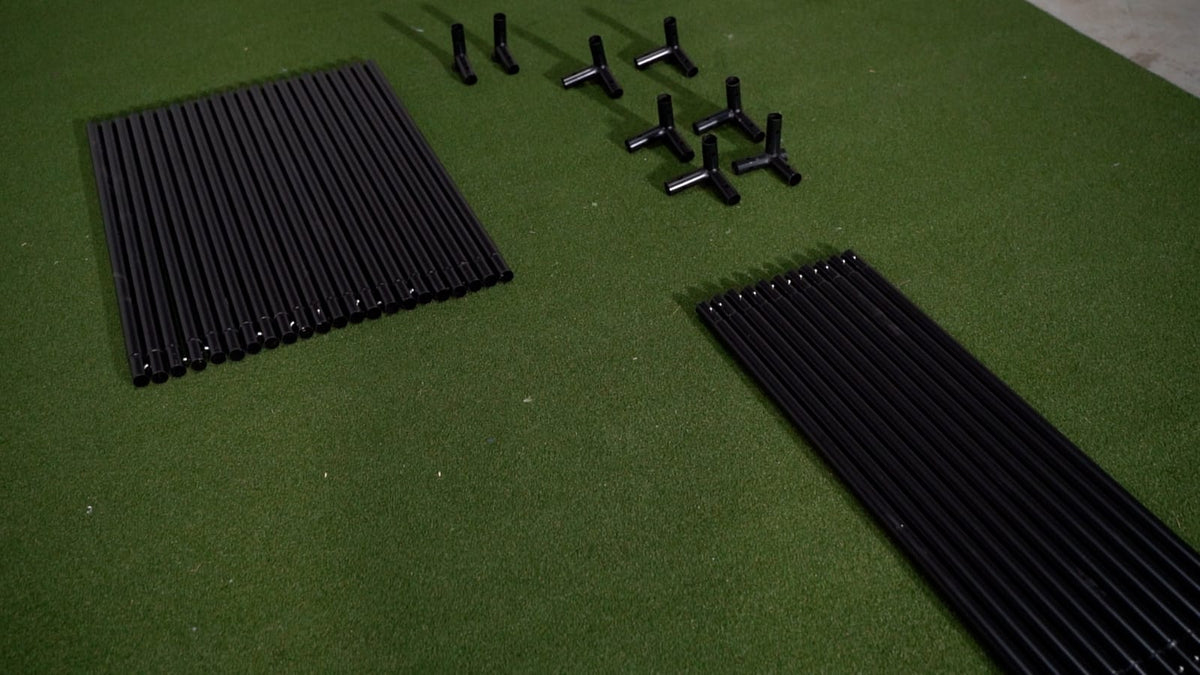 Golf Simulator Enclosure with Impact Screen in 7 Sizes