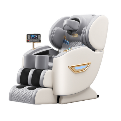 Electric Massage Chair with Voice Control in Black or White