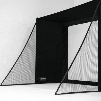 Golf Simulator Enclosure with Impact Screen in 7 Sizes