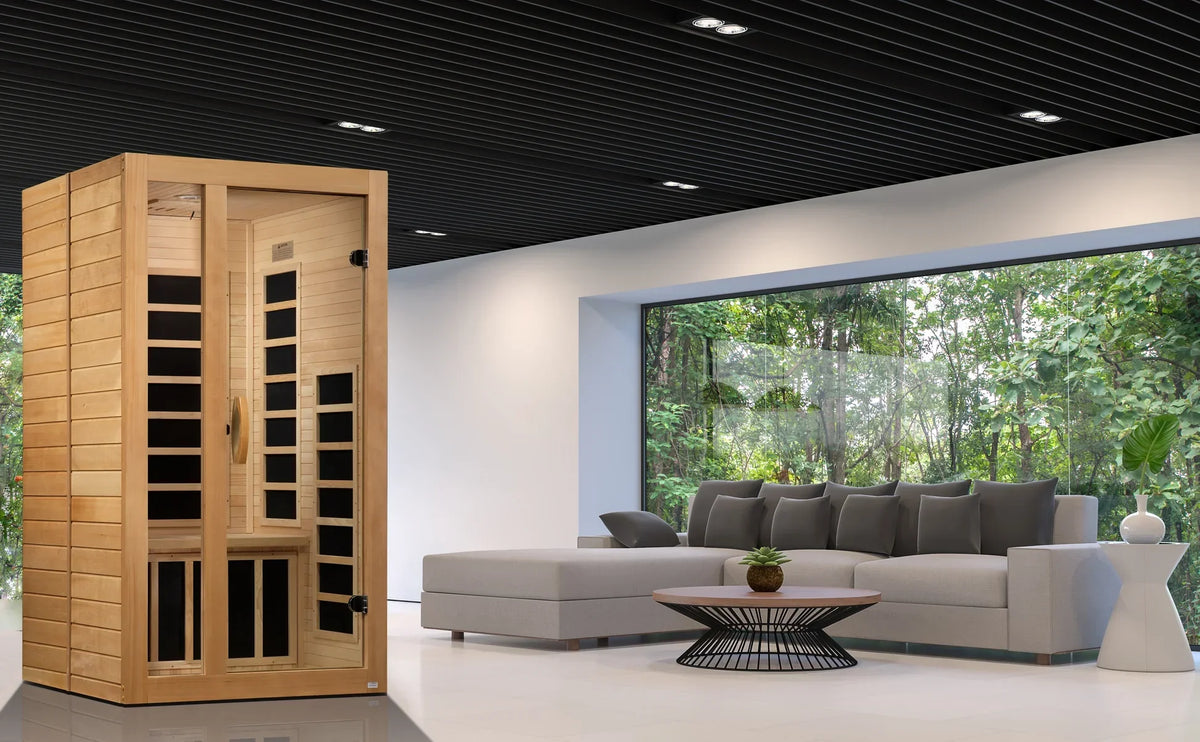 Far-Infrared Sauna for 1–2 People in Canadian Hemlock