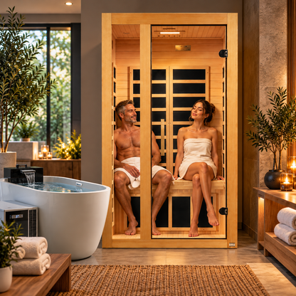 Far-Infrared Sauna for 1–2 People in Canadian Hemlock