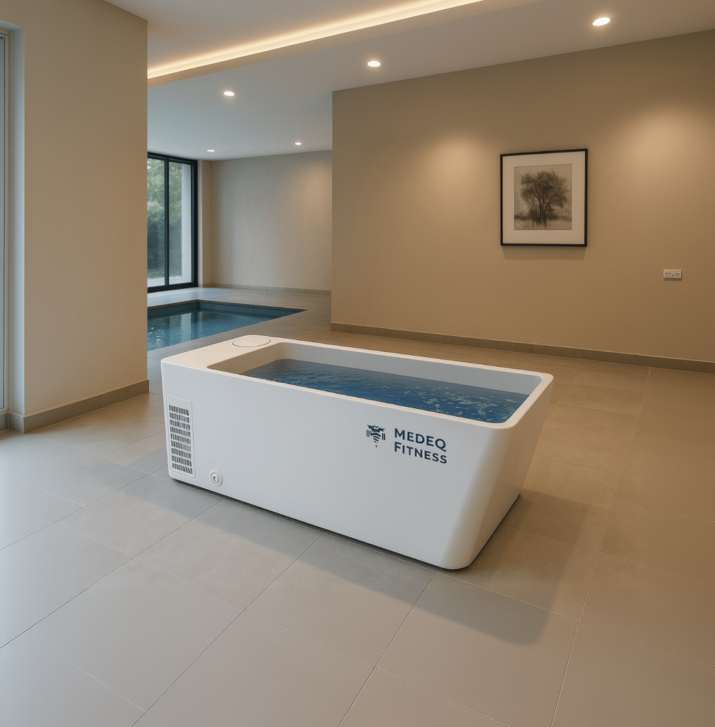 Acrylic Plunge Pool with Integrated Chiller and Heater