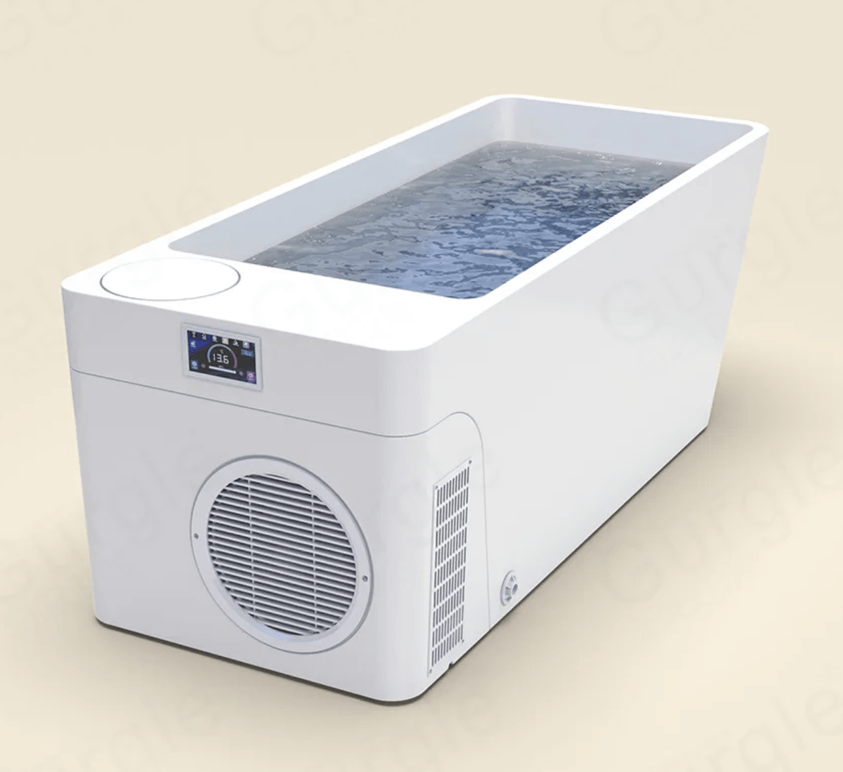 Acrylic Plunge Pool with Integrated Chiller and Heater