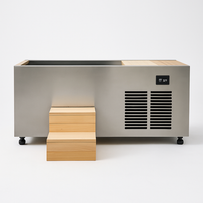 Cold Plunge Tub, 420 L Stainless Steel with Integrated Chiller