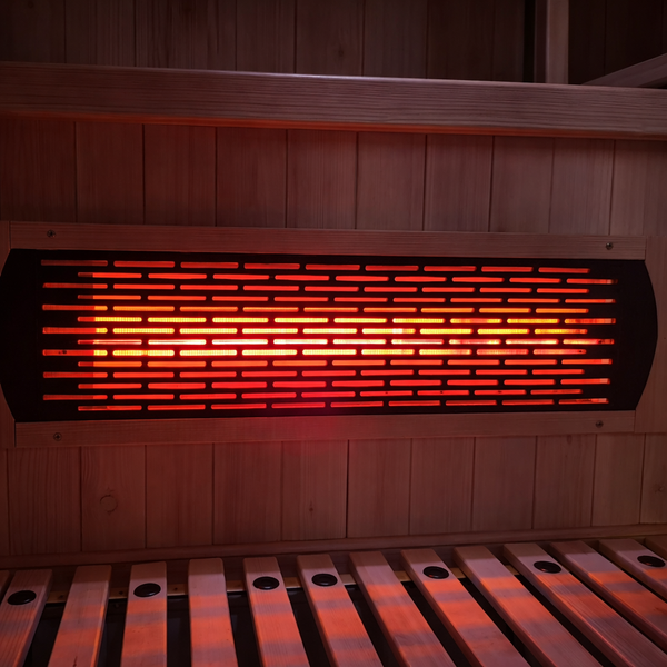 Infrared Sauna Cabin for 1–2 People in Canadian Hemlock