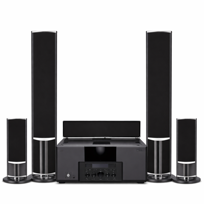 Home Theater System with Tower Speakers & AV Receiver