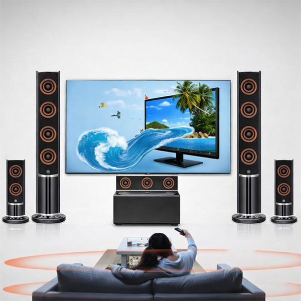 Home Theater System with Tower Speakers & AV Receiver