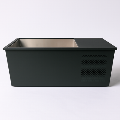 Cold Plunge Tub, 350 L with Integrated Chiller, Matte Graphite