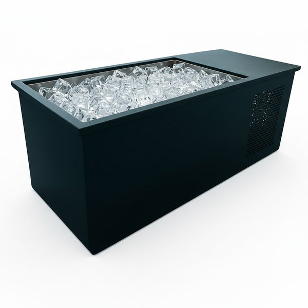 Cold Plunge Tub, 350 L with Integrated Chiller, Matte Graphite