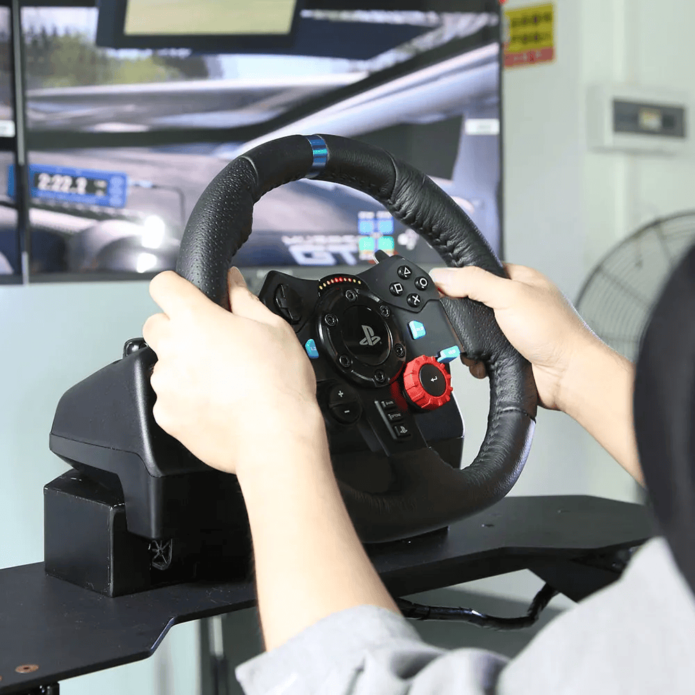 Virtual Reality Racing & Flight Simulator with 32-Inch Display