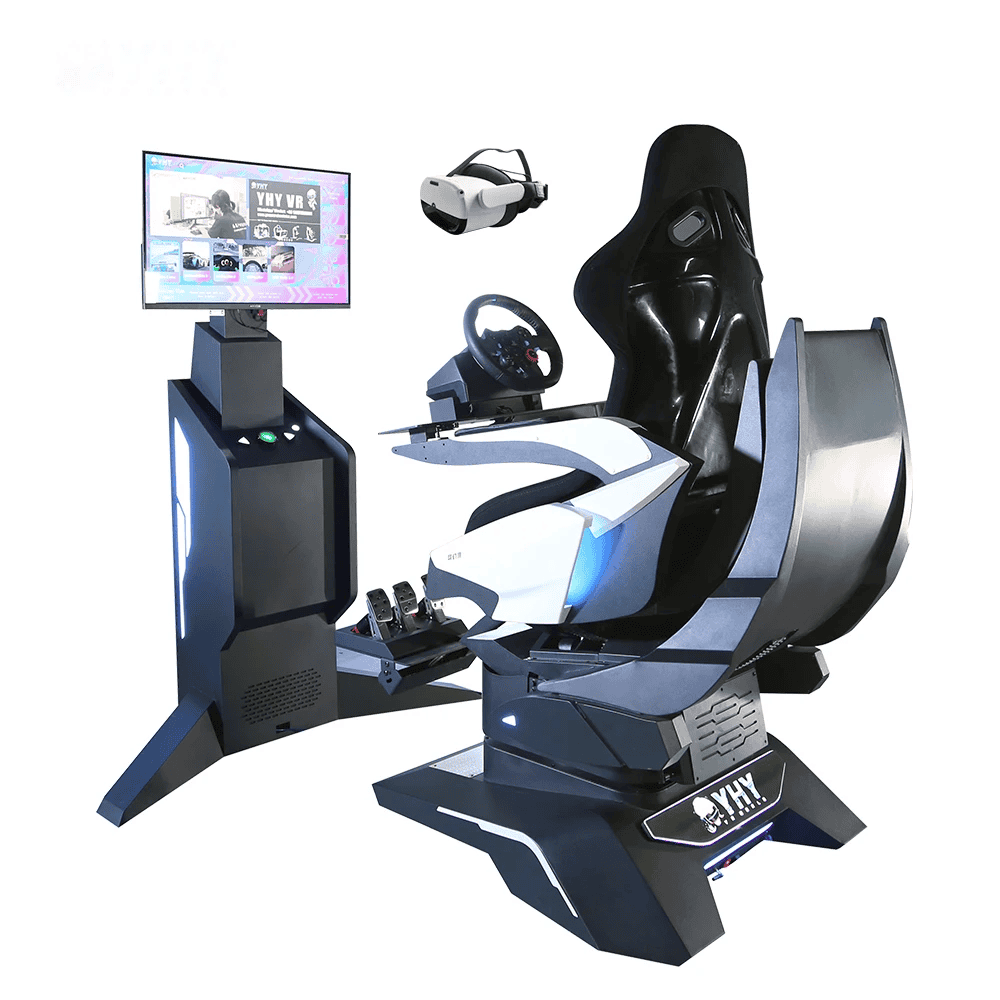 Virtual Reality Racing & Flight Simulator with 32-Inch Display