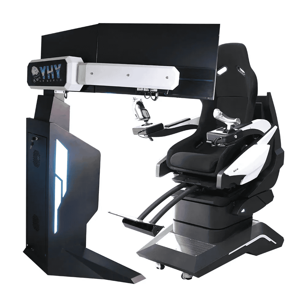 Virtual Reality Racing & Flight Simulator with 32-Inch Display