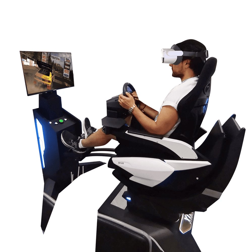 Virtual Reality Racing & Flight Simulator with 32-Inch Display