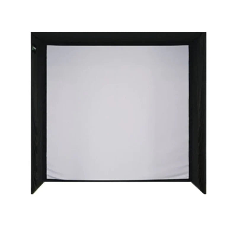 Golf Simulator Package with Ceiling-Mounted Launch Monitor