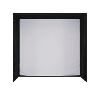 Golf Simulator Package with Ceiling-Mounted Launch Monitor