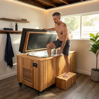 TimberChill Glacier Pro Cedar Cold Plunge — product view 2