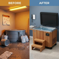 TimberChill Glacier Pro Cedar Cold Plunge — product view 4
